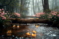 0020 Resized Wood Log in Forest